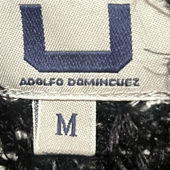 Adolfo Dominguez CrewNeck Long Sleeve Zip Up Sweater Sz Small Women - Picture 6 of 9